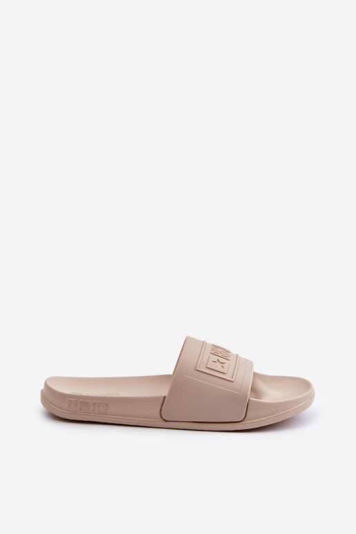 Chanclas de mujer Big Star OO274035 beige
