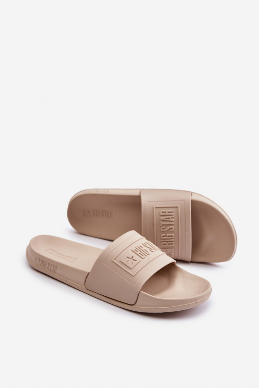 Chanclas de mujer Big Star OO274035 beige