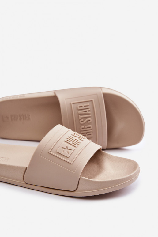 Chanclas de mujer Big Star OO274035 beige