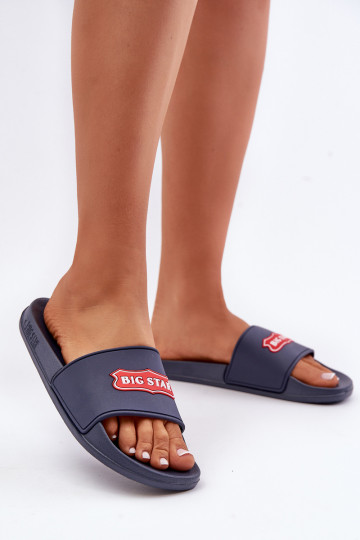 Chanclas de mujer Big Star OO274039 azul oscuro