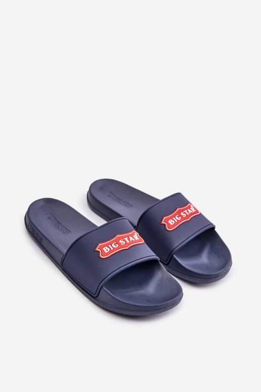 Chanclas de mujer Big Star OO274039 azul oscuro