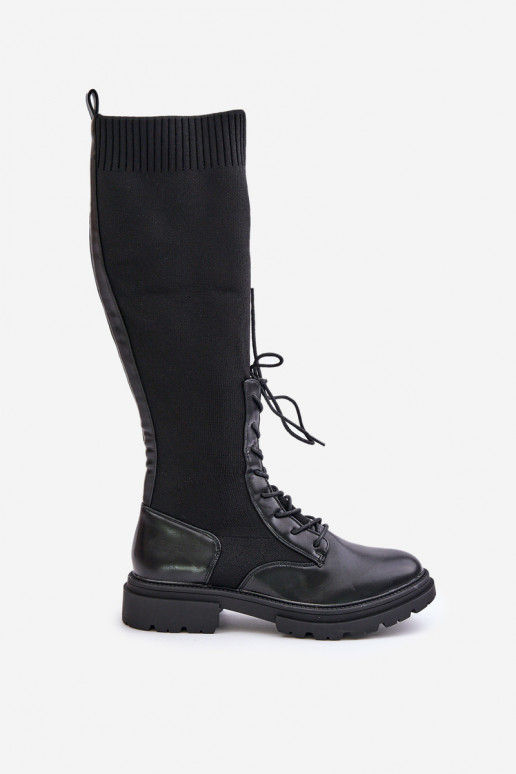 Un modelo convincente botas Ze SkarpetkoAą CholeAką de color negro Iranel Un modelo convincente botas Ze SkarpetkoAą CholeAką de color negro Iranel