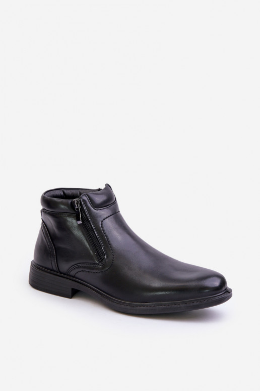 Botas para los hombres con calentamiento Eko Piel de color negro Lilari
