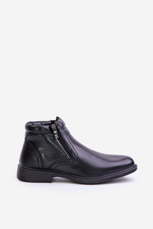 Botas para los hombres con calentamiento Eko Piel de color negro Lilari