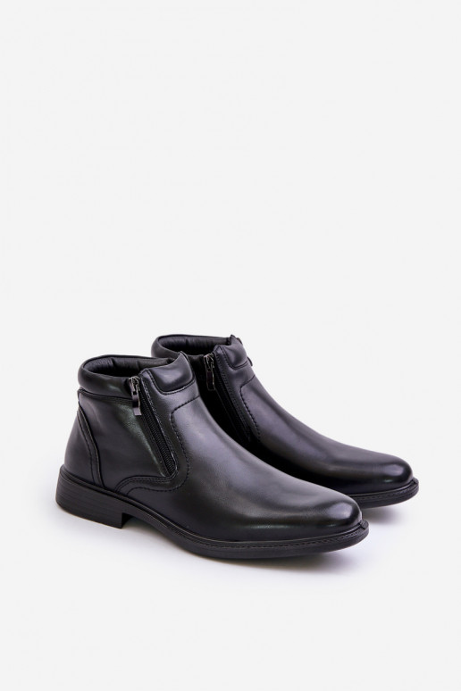 Botas para los hombres con calentamiento Eko Piel de color negro Lilari