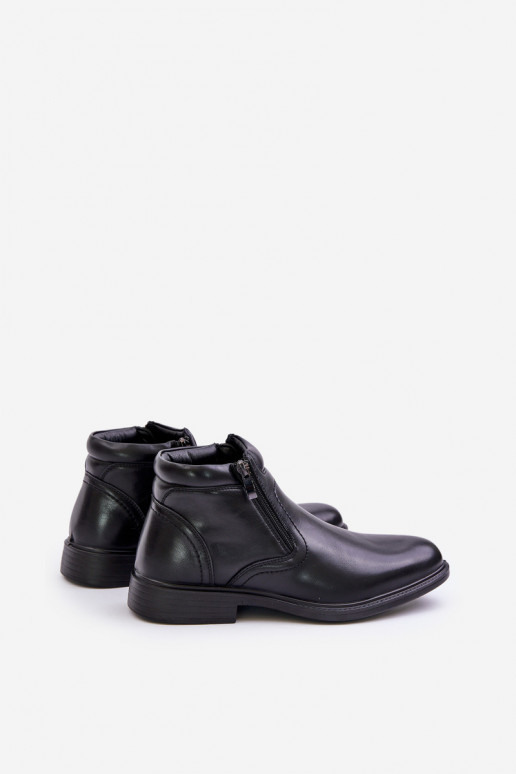 Botas para los hombres con calentamiento Eko Piel de color negro Lilari
