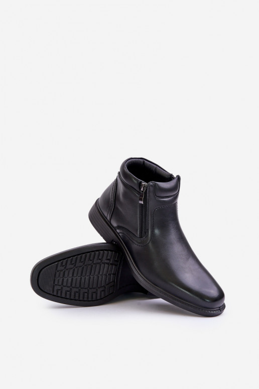 Botas para los hombres con calentamiento Eko Piel de color negro Lilari