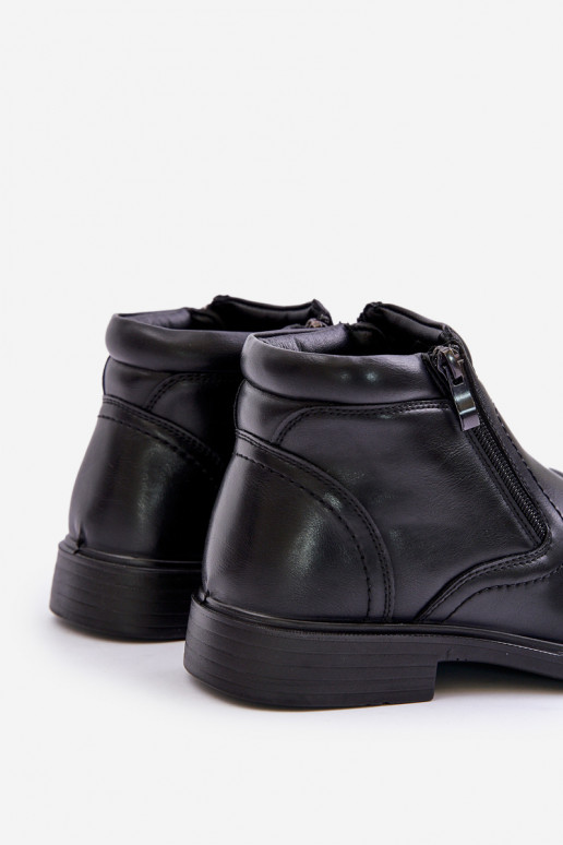 Botas para los hombres con calentamiento Eko Piel de color negro Lilari