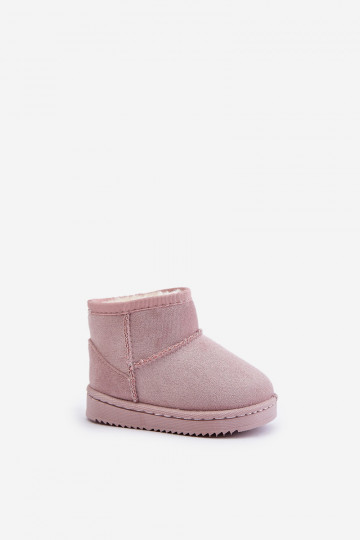 Cálidas botas de invierno para niños Gooby rosa 2