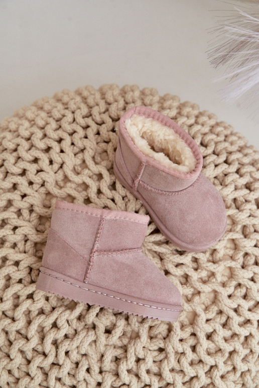 Cálidas botas de invierno para niños Gooby rosa