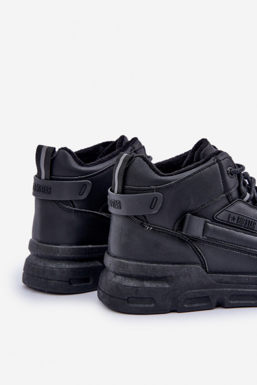 Zapatillas modelo zapatos. para los hombres calentamiento Big Star OO174587 HI-POLLY SYSTEM de color negro Zapatillas modelo zapatos. para los hombres calentamiento Big Star OO174587 HI-POLLY SYSTEM de color negro