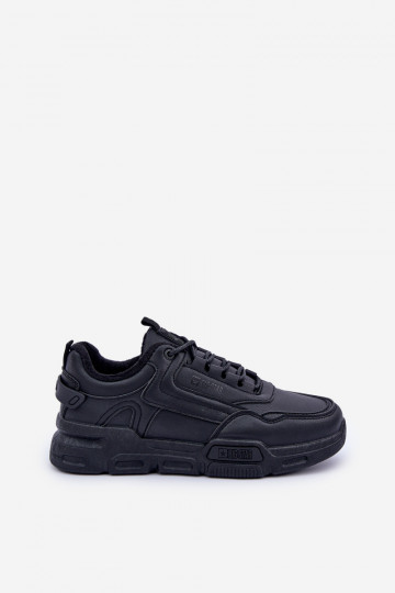 calentamiento para los hombres Zapatillas modelo zapatos. Big Star OO174584 HI-POLY SYSTEM de color negro 2