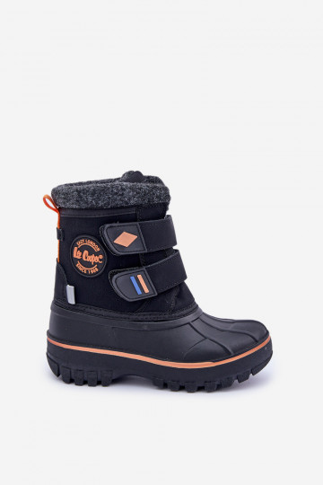 Botas de nieve Infantil con sujetadores adhesivos Lee Cooper LCJ-24-44-2865K de color negro 2