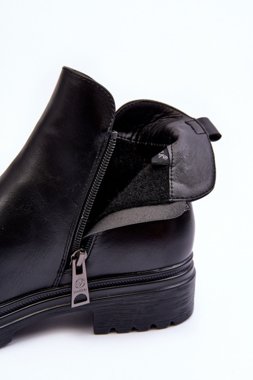 Botines de color negro Foteini