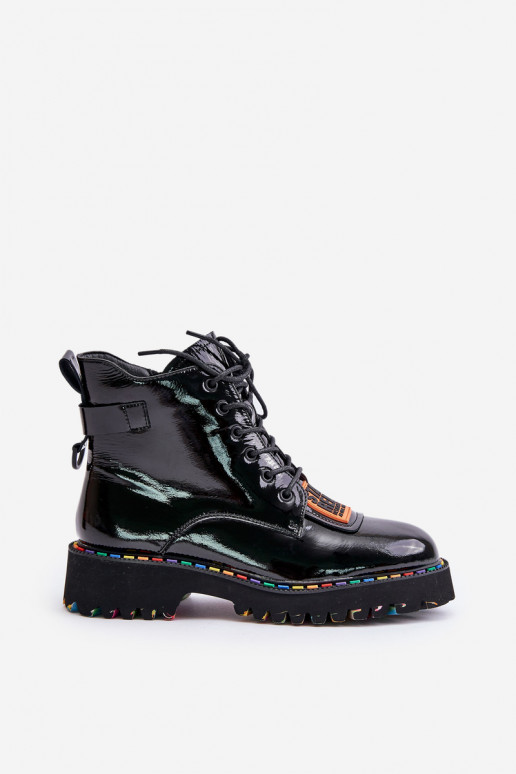 Botines con forro negro Artiker