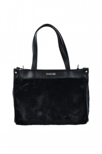 Bolso de viaje con pelaje Big Star OO574067 negro