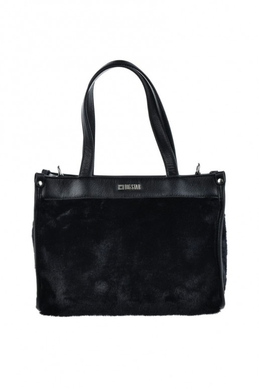 Bolso de viaje con pelaje Big Star OO574067 negro