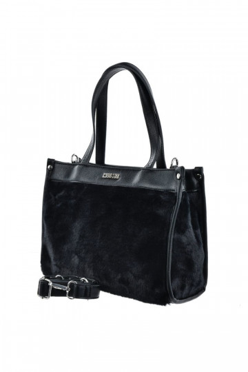 Bolso de viaje con pelaje Big Star OO574067 negro 2