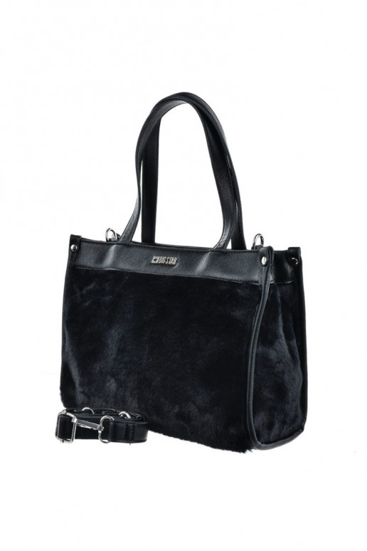 Bolso de viaje con pelaje Big Star OO574067 negro
