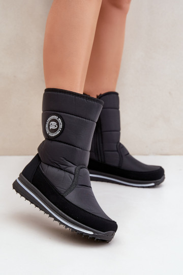 Botas de nieve para mujer Progress PROGJ-21-09 en negro 2