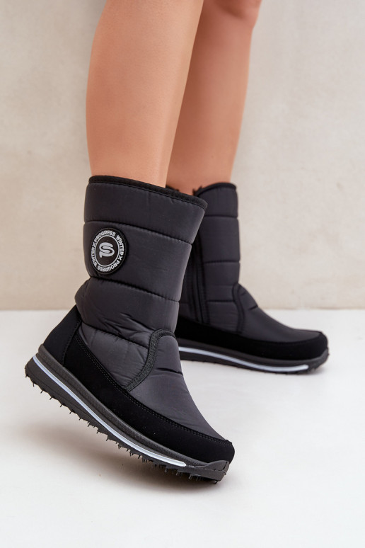 Botas de nieve para mujer Progress PROGJ-21-09 en negro Botas de nieve para mujer Progress PROGJ-21-09 en negro