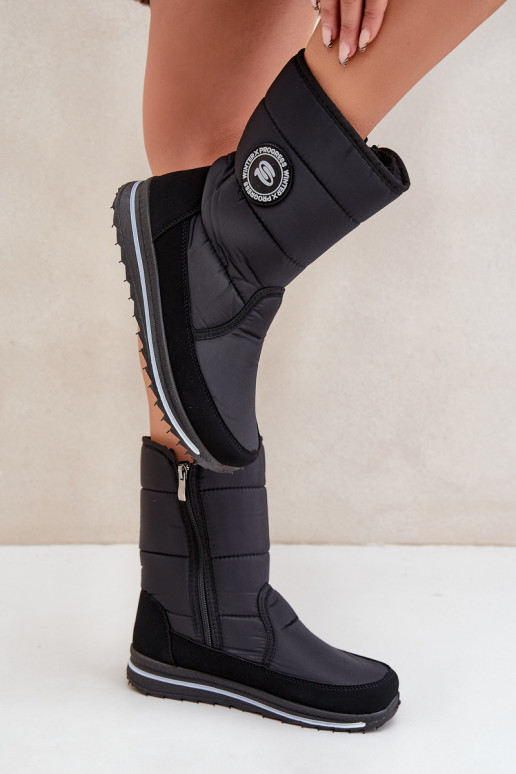 Botas de nieve para mujer Progress PROGJ-21-09 en negro Botas de nieve para mujer Progress PROGJ-21-09 en negro