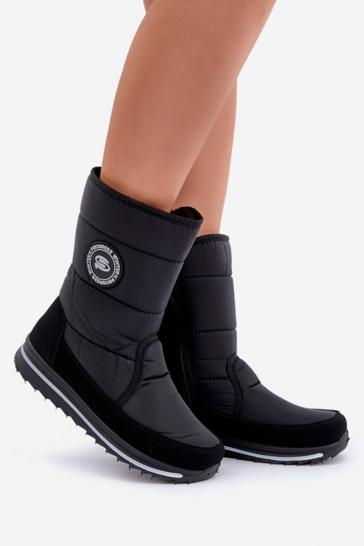 Botas de nieve para mujer Progress PROGJ-21-09 en negro Botas de nieve para mujer Progress PROGJ-21-09 en negro