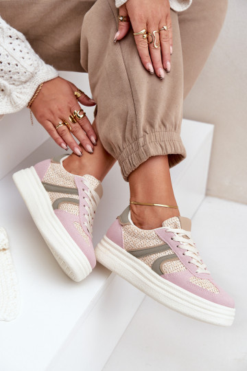 Botines de estilo sneaker para mujer con plataforma en varios colores Lesida