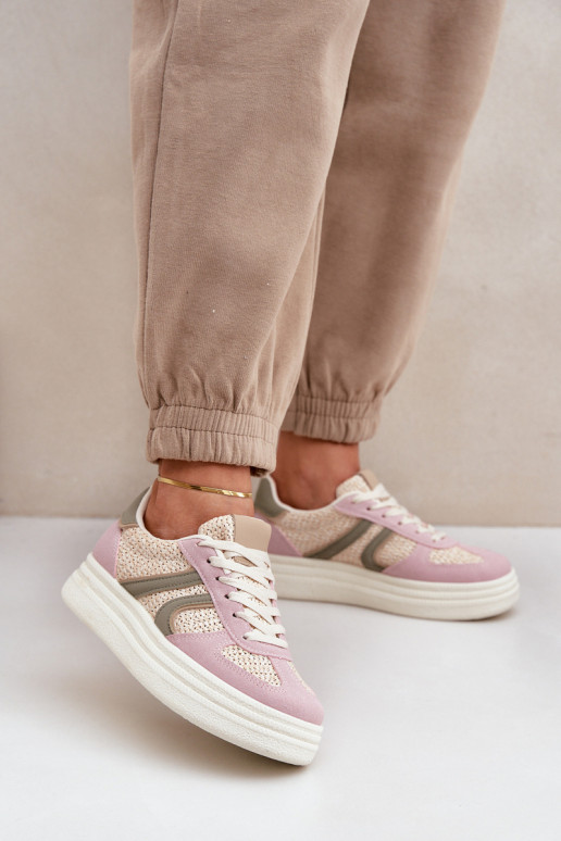 Botines de estilo sneaker para mujer con plataforma en varios colores Lesida