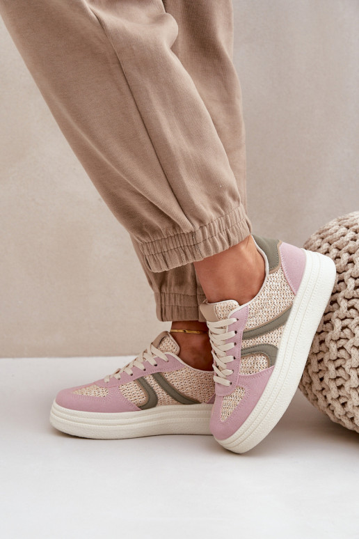 Botines de estilo sneaker para mujer con plataforma en varios colores Lesida