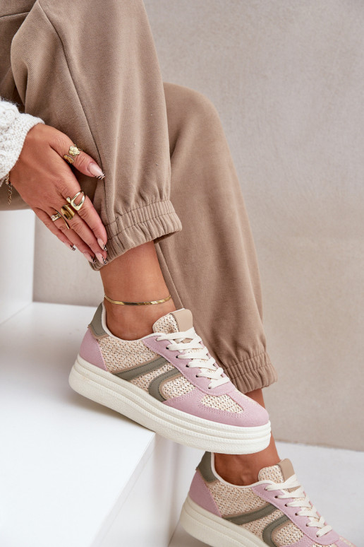 Botines de estilo sneaker para mujer con plataforma en varios colores Lesida