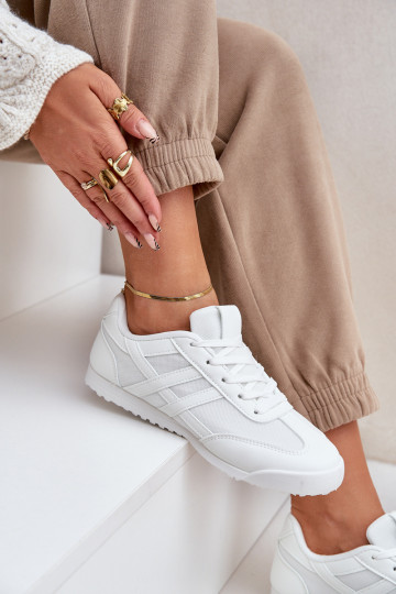 Bajo Zapatillas Zapatos de ocio el color blanco Eezore