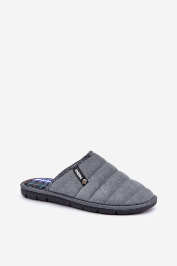 Conveniente zapatos hecho en casa para los hombres Zapatillas Inblu 91000027 color gris