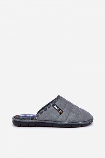 Conveniente zapatos hecho en casa para los hombres Zapatillas Inblu 91000027 color gris 2