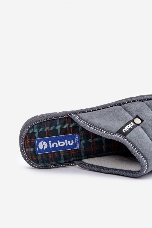 Conveniente zapatos hecho en casa para los hombres Zapatillas Inblu 91000027 color gris Conveniente zapatos hecho en casa para los hombres Zapatillas Inblu 91000027 color gris