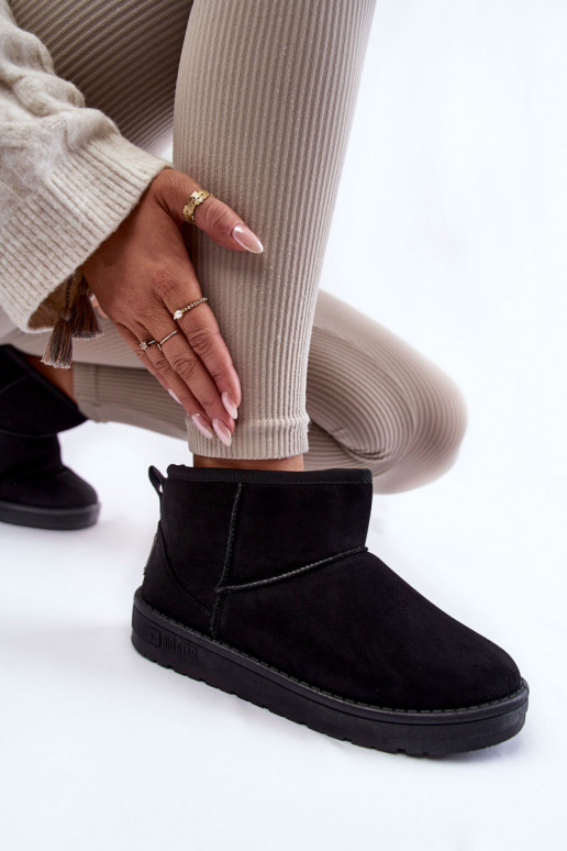 Botas de nieve acolchados Big Star color negro