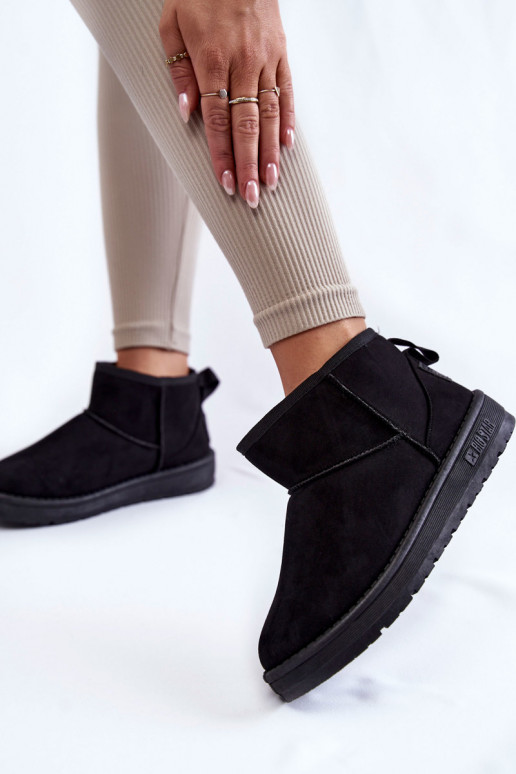 Botas de nieve acolchados Big Star color negro