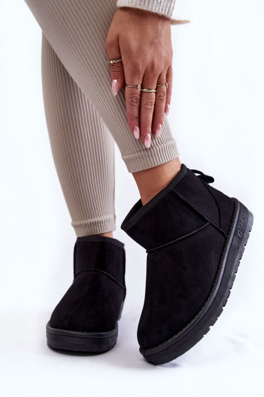 Botas de nieve acolchados Big Star color negro