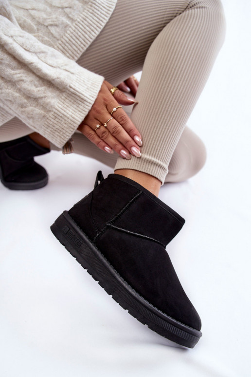 Botas de nieve acolchados Big Star color negro