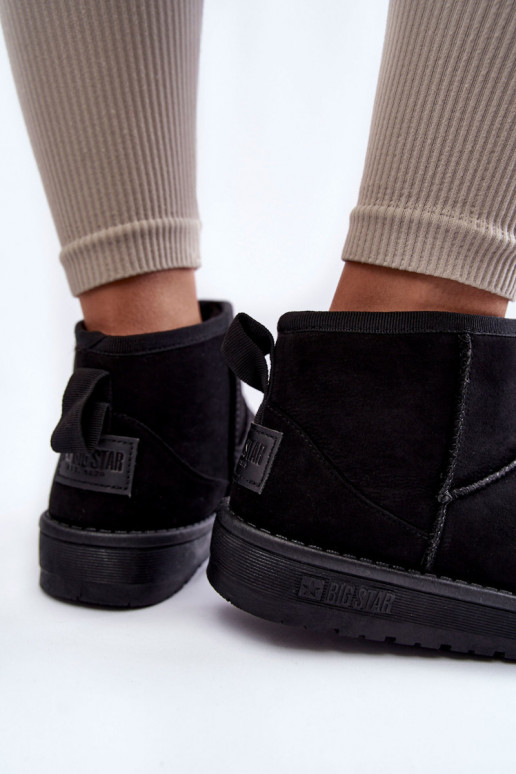 Botas de nieve acolchados Big Star color negro