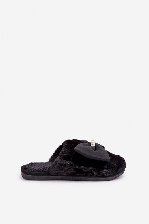 Zapatillas de mujer con forro de piel I Lankas color negro Olfedi