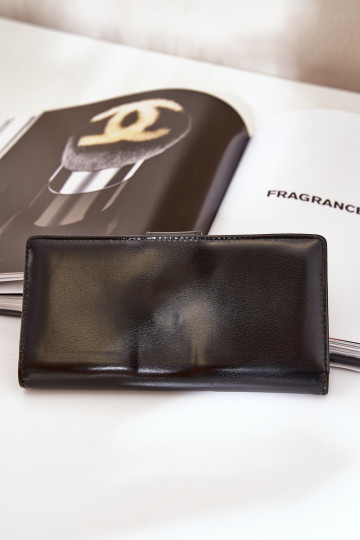 Cartera de mujer de eco piel color negro Kalinessa 2