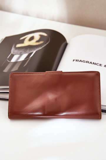 Cartera de mujer de eco piel color marrón Kalinessa 2