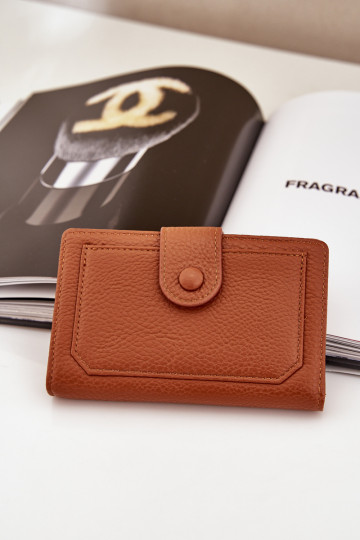 Cartera de mujer de eco piel color marrón Isamille