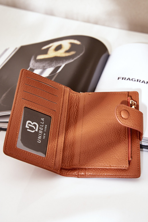 Cartera de mujer de eco piel color marrón Isamille