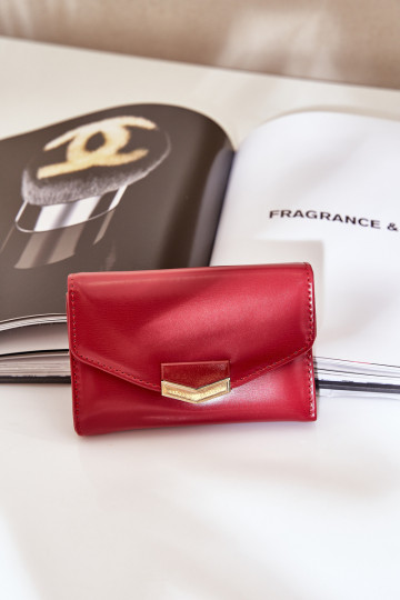 lacado Cartera de mujer color rojo Rahner