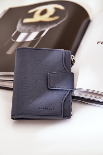 Cartera de mujer Eko Cuero azul oscuro Jezorea