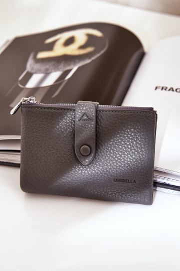 Eko Cuero Cartera de mujer gris oscuro Bronica