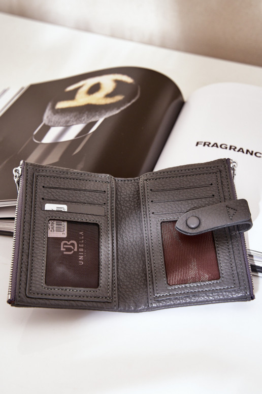 Eko Cuero Cartera de mujer gris oscuro Bronica