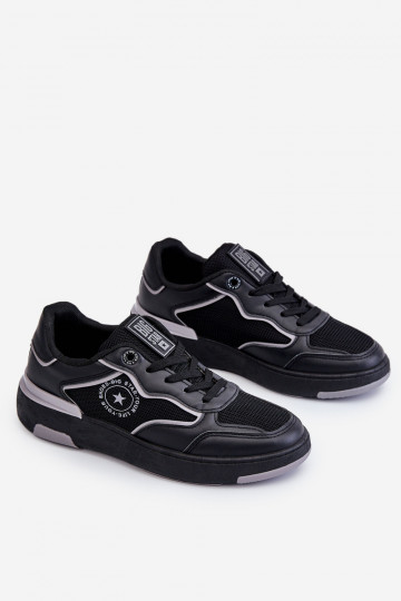 Femenino Estilo deportivo zapatos Big Star LL274443 Negro y-color gris 2